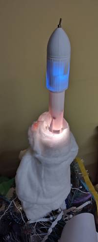 xmass tree rocket