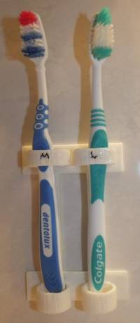 holder with 2 brushes